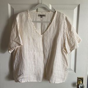 FLAX LINEN TOP